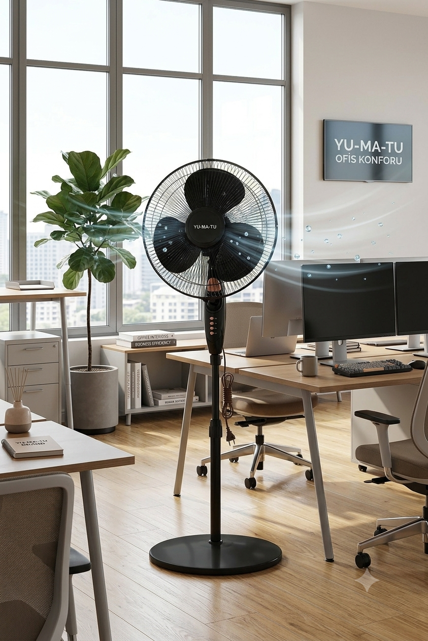 Yumatu 16 inç 40 cm ayakkı fan vantilatör